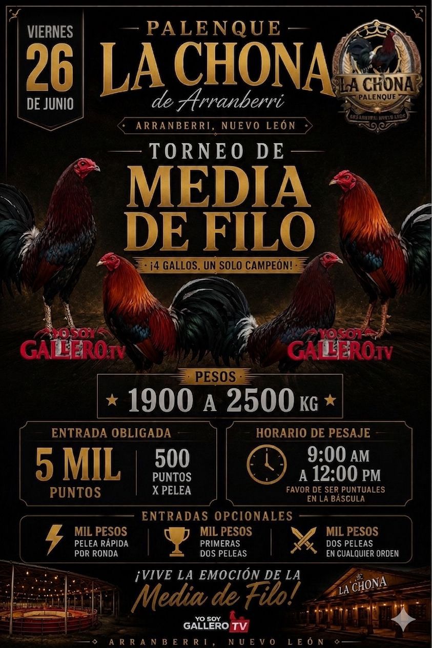 TORNEO DE MEDIA DE FILO